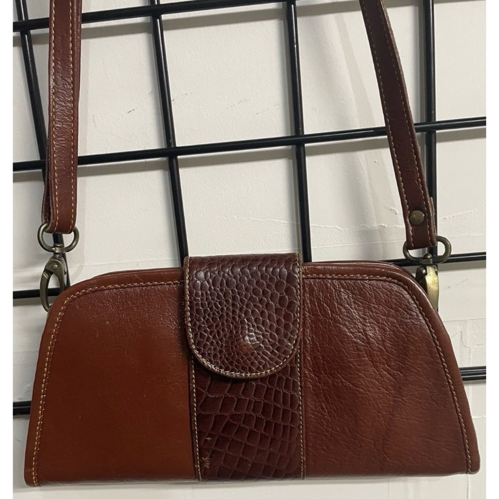 Longhide High Fashion Leather Goods Leather Crossbody Bag Purse Detachable Strap - Picture 1 of 6